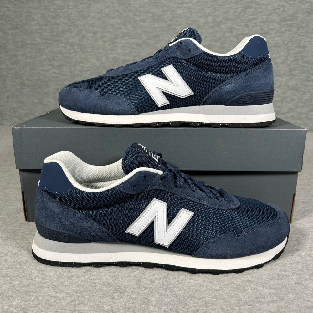New Balance 515 Men's Shoes 11 Blue White Classics Sneakers ML515NVY NEW‎ NIB